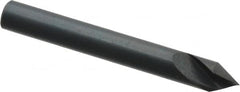 M.A. Ford - 3/16" Head Diam, 3/16" Shank Diam, 1 Flute 60° High Speed Steel Countersink - Bright Finish, 1-1/2" OAL, 0.045" Nose Diam, Single End, Straight Shank, Right Hand Cut - Benchmark Tooling