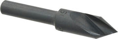 M.A. Ford - 3/8" Head Diam, 1/4" Shank Diam, 1 Flute 60° High Speed Steel Countersink - Benchmark Tooling