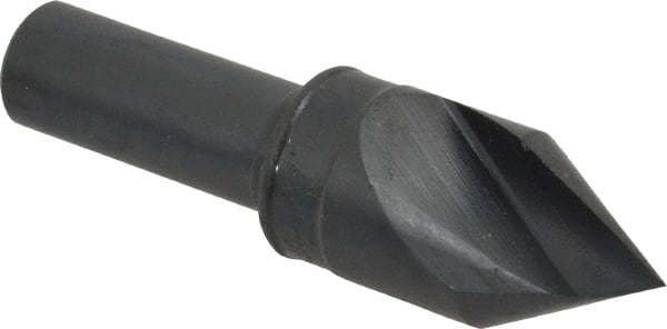 M.A. Ford - 3/4" Head Diam, 1/2" Shank Diam, 1 Flute 60° High Speed Steel Countersink - Benchmark Tooling