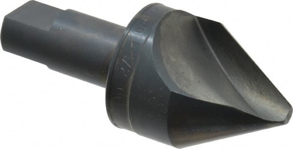 M.A. Ford - 1-1/2" Head Diam, 3/4" Shank Diam, 1 Flute 60° High Speed Steel Countersink - Benchmark Tooling