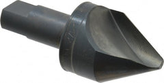 M.A. Ford - 1-1/2" Head Diam, 3/4" Shank Diam, 1 Flute 60° High Speed Steel Countersink - Benchmark Tooling