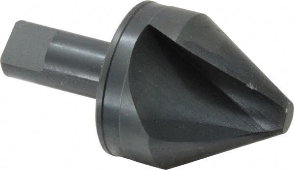 M.A. Ford - 2" Head Diam, 3/4" Shank Diam, 1 Flute 60° High Speed Steel Countersink - Benchmark Tooling