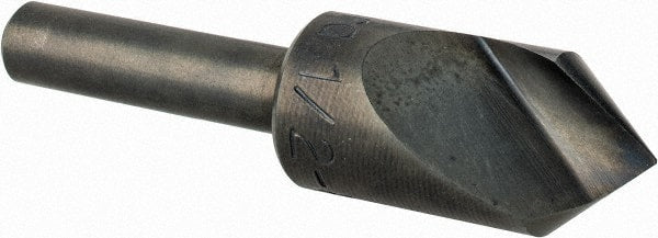 M.A. Ford - 1/2" Head Diam, 1/4" Shank Diam, 1 Flute 82° High Speed Steel Countersink - Benchmark Tooling