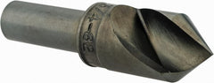 M.A. Ford - 3/4" Head Diam, 1/2" Shank Diam, 1 Flute 82° High Speed Steel Countersink - Benchmark Tooling