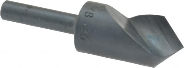 M.A. Ford - 5/8" Head Diam, 1/4" Shank Diam, 1 Flute 90° High Speed Steel Countersink - Benchmark Tooling