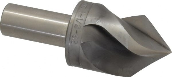 M.A. Ford - 1-1/2" Head Diam, 3/4" Shank Diam, 3 Flute 82° High Speed Steel Countersink - Benchmark Tooling