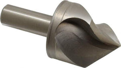 M.A. Ford - 2" Head Diam, 3/4" Shank Diam, 3 Flute 90° High Speed Steel Countersink - Bright Finish, 4-1/4" OAL, 0.6" Nose Diam, Single End, Straight Shank, Right Hand Cut - Benchmark Tooling