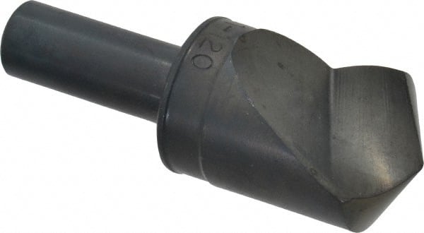 M.A. Ford - 1" Head Diam, 1/2" Shank Diam, 1 Flute 120° High Speed Steel Countersink - Benchmark Tooling