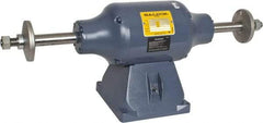 Baldor - 10" Wheel Diam x 1-1/4" Wheel Width, 1-1/2 hp Buffer - 7/8" Arbor Hole Diam, 1 Phase, 3,600 Max RPM, 115/230 Volts - Benchmark Tooling