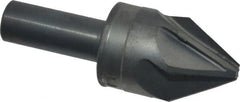 M.A. Ford - 1" Head Diam, 1/2" Shank Diam, 6 Flute 60° High Speed Steel Countersink - Benchmark Tooling