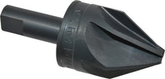 M.A. Ford - 1-1/4" Head Diam, 1/2" Shank Diam, 6 Flute 60° High Speed Steel Countersink - Benchmark Tooling