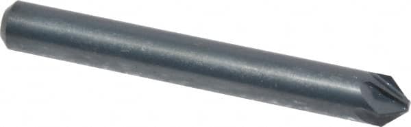 M.A. Ford - 3/16" Head Diam, 3/16" Shank Diam, 6 Flute 82° High Speed Steel Countersink - Benchmark Tooling