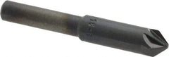 M.A. Ford - 5/16" Head Diam, 1/4" Shank Diam, 6 Flute 82° High Speed Steel Countersink - Bright Finish, 2" OAL, 0.08" Nose Diam, Single End, Straight Shank, Right Hand Cut - Benchmark Tooling