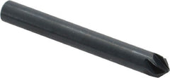 M.A. Ford - 1/4" Head Diam, 1/4" Shank Diam, 6 Flute 90° High Speed Steel Countersink - Benchmark Tooling