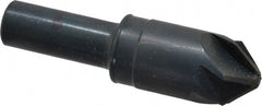 M.A. Ford - 3/4" Head Diam, 1/2" Shank Diam, 6 Flute 90° High Speed Steel Countersink - Benchmark Tooling