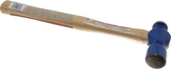 Vaughan Bushnell - 1-1/2 Lb Head Ball Pein Hammer - Hickory Handle, 15-1/4" OAL - Benchmark Tooling