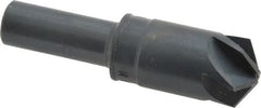 M.A. Ford - 3/4" Head Diam, 1/2" Shank Diam, 6 Flute 120° High Speed Steel Countersink - Benchmark Tooling