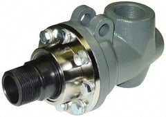 Barco - 1-1/2 NPT Right Hand Rotor Thread, 1-1/2" NPT Port, 9-1/16" Body Length, Dual Flow, High Temperature (Steam), Rotary Union - 300 Max RPM, 250 Max Steam psi, 500 Max Water psi - Benchmark Tooling