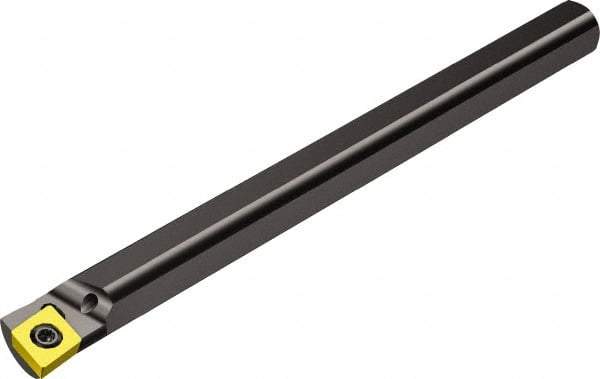 Sandvik Coromant - 15.2mm Min Bore Diam, 6" OAL, 1/2" Shank Diam, A-SCLC Indexable Boring Bar - CCMT 21.51 Insert, Screw Clamping Holding Method - Benchmark Tooling