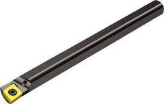 Sandvik Coromant - 1.2008" Min Bore Diam, 12" OAL, 1" Shank Diam, A..SCLCR/L Indexable Boring Bar - Screw-On Holding Method - Benchmark Tooling