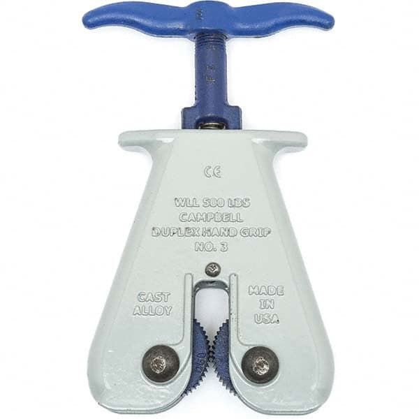 Campbell - Lifting Clamps Type: Hand Grip Clamp Minimum Grip (Inch): 0 - Benchmark Tooling