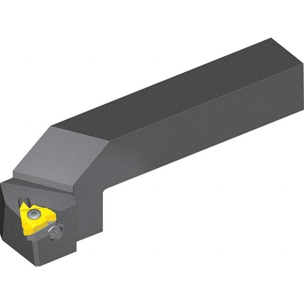 Vargus - External Thread, Right Hand Cut, 3/4" Shank Width x 3/4" Shank Height Indexable Threading Toolholder - 5" OAL, 3ER Insert Compatibility, AL Toolholder, Series Standard CQ - Benchmark Tooling