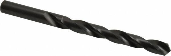 Hertel - 10.4mm 118° High Speed Steel Jobber Drill - Oxide Finish, Right Hand Cut, Spiral Flute, Straight Shank, 133mm OAL, Standard Point - Benchmark Tooling