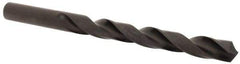 Hertel - 10.8mm 118° High Speed Steel Jobber Drill - Oxide Finish, Right Hand Cut, Spiral Flute, Straight Shank, 140mm OAL, Standard Point - Benchmark Tooling