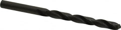 Hertel - 7.85114mm 118° High Speed Steel Jobber Drill - Oxide Finish, Right Hand Cut, Spiral Flute, Straight Shank, 114mm OAL, Standard Point - Benchmark Tooling
