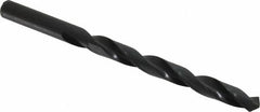 Hertel - 8.2mm 118° High Speed Steel Jobber Drill - Oxide Finish, Right Hand Cut, Spiral Flute, Straight Shank, 117mm OAL, Standard Point - Benchmark Tooling