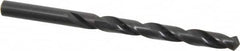 Hertel - 8.5mm 118° High Speed Steel Jobber Drill - Oxide Finish, Right Hand Cut, Spiral Flute, Straight Shank, 121mm OAL, Standard Point - Benchmark Tooling