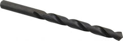 Hertel - 8.8mm 118° High Speed Steel Jobber Drill - Oxide Finish, Right Hand Cut, Spiral Flute, Straight Shank, 124mm OAL, Standard Point - Benchmark Tooling