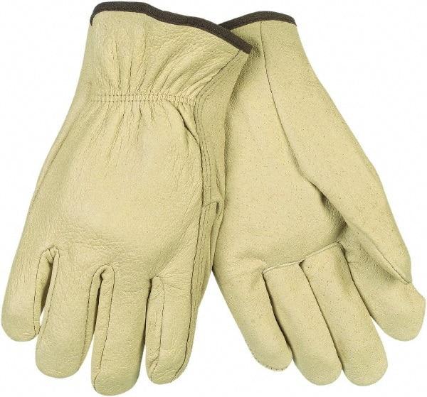 MCR Safety - Size M General Protection Work Gloves - For Work & Driver, Uncoated, Natural, Paired - Benchmark Tooling