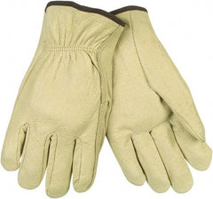 MCR Safety - Size M General Protection Work Gloves - For Work & Driver, Uncoated, Natural, Paired - Benchmark Tooling
