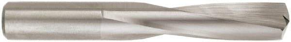 M.A. Ford - #69 135° Spiral Flute Solid Carbide Screw Machine Drill Bit - ALtima Finish, Right Hand Cut, 5/16" Flute Length, 1-1/2" OAL, Straight Shank - Benchmark Tooling
