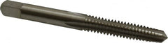 Union Butterfield - 1/4-20 UNC 2B/3B 4 Flute Bright Finish High Speed Steel Straight Flute Standard Hand Tap - Taper, Right Hand Thread, 2-1/2" OAL, 1" Thread Length, H3 Limit, Oversize - Exact Industrial Supply