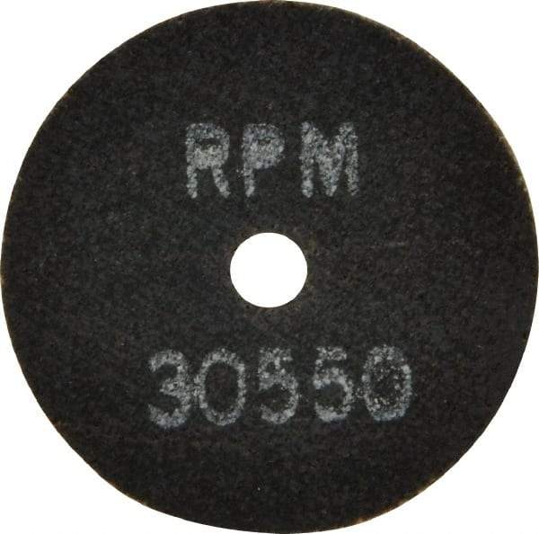 Made in USA - 2" 46 Grit Aluminum Oxide Cutoff Wheel - 1/16" Thick, 1/4" Arbor, 30,550 Max RPM, Use with Die Grinders - Benchmark Tooling