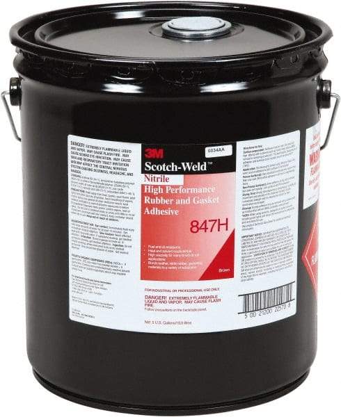 3M - Automotive Sealants & Gasketing Type: Rubber And Gasket Adhesive Container Size: 5 Gal. - Benchmark Tooling