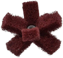 Standard Abrasives - 2 Inch Diameter Unmounted Buffing Wheel - 2 Ply, Scrubber Wheel, Medium Grade - Benchmark Tooling