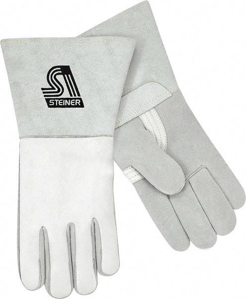 Steiner - Size XL Unlined Elkskin Welding Glove - 14" OAL - Benchmark Tooling