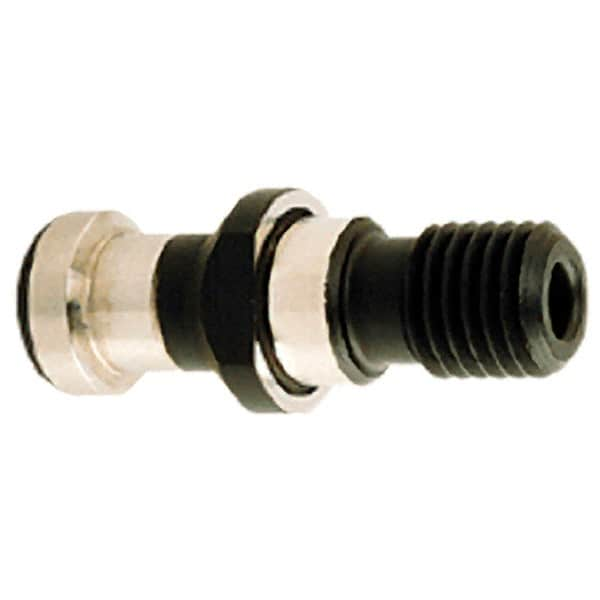 Iscar - CAT50 Taper, 1-8 Thread, 90° Angle Radius, Standard Retention Knob - 3.346" OAL, 29/32" Knob Diam, 1.772" from Knob to Flange - Exact Industrial Supply