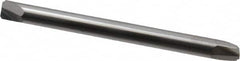 ProMax - 0.01" Radius, 1/8" Mill Diam, 2 Flute Solid Carbide Corner Rounding End Mill - Double End, Uncoated, 1-1/2" OAL, 1/8" Shank Diam - Benchmark Tooling