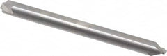 ProMax - 0.025" Radius, 1/8" Mill Diam, 2 Flute Solid Carbide Corner Rounding End Mill - Double End, Uncoated, 1-1/2" OAL, 1/8" Shank Diam - Benchmark Tooling