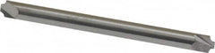 ProMax - 0.031" Radius, 1/8" Mill Diam, 2 Flute Solid Carbide Corner Rounding End Mill - Double End, Uncoated, 1-1/2" OAL, 1/8" Shank Diam - Benchmark Tooling