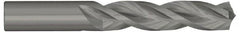 Kennametal - #18 130° Solid Carbide Jobber Drill - Bright Finish, Right Hand Cut, Spiral Flute, Straight Shank, 2.91" OAL, Standard Point - Benchmark Tooling