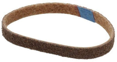 Brite Star - 3/4" Wide x 18" OAL, Aluminum Oxide Abrasive Belt - Aluminum Oxide, Coarse, Nonwoven, Series SC-BS - Benchmark Tooling