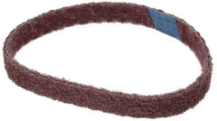 Brite Star - 3/4" Wide x 18" OAL, Aluminum Oxide Abrasive Belt - Aluminum Oxide, Medium, Nonwoven, Series SC-BS - Benchmark Tooling