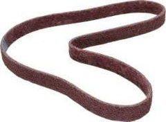 Brite Star - 1" Wide x 42" OAL, Aluminum Oxide Abrasive Belt - Aluminum Oxide, Medium, Nonwoven, Series SC-BS - Benchmark Tooling