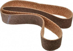 Brite Star - 2" Wide x 60" OAL, Aluminum Oxide Abrasive Belt - Aluminum Oxide, Coarse, Nonwoven, Series SC-BS - Benchmark Tooling