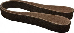 Brite Star - 2" Wide x 72" OAL, Aluminum Oxide Abrasive Belt - Aluminum Oxide, Coarse, Nonwoven, Series SC-LS - Benchmark Tooling